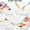 thumbnail image 4 of 1PC Slanting Fine Line Painting Pen Fluid Writer Pen Retro Aluminum Fineliners Paint Pen Artists Student Sketch Portable Drawing Tools Art Craft Calligraphy Stationery Writing Supplies diy, 4 of 9