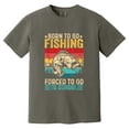 thumbnail image 2 of Shirt "Born To Go Fishing, Forced To Go To School" - A symbol for free-spirited souls who are passionate about the joy of fishing., 2 of 7