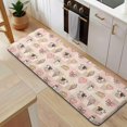 thumbnail image 5 of Beige Cow Checker Pattern Kitchen Rug Mat,Kitchen Runner Rugs Non Skid Washable,Decorative Kitchen Floor Mats for Kitchen,Sink,Laundry,17"x47.2", 5 of 7