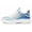 White-Blue, variant on CHICVOMEY Men's Sneakers Breathable Mesh Walking Shoes Lightweight Fashion Sneakers with Shock-Absorbing & Non-Slip Sole for Casual Work Travel Sneakers