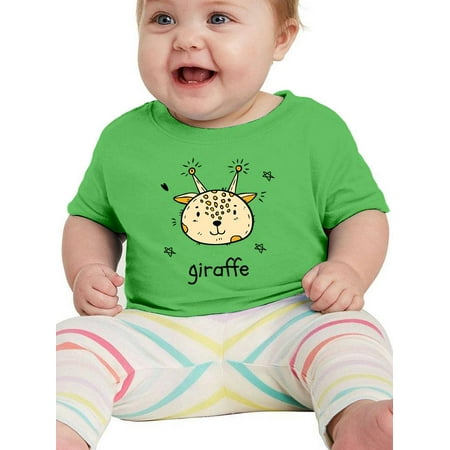 

Cute Giraffe Face Doodle T-Shirt Infant -Image by Shutterstock 12 Months