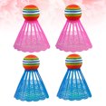 thumbnail image 3 of 4PCS LED Lighting Nylon Badminton Shuttlecocks Practical Sports Supplies Exercise Accessories for Indoor Outdoor Playing School (2PCS Blue, 2PCS Pink), 3 of 8