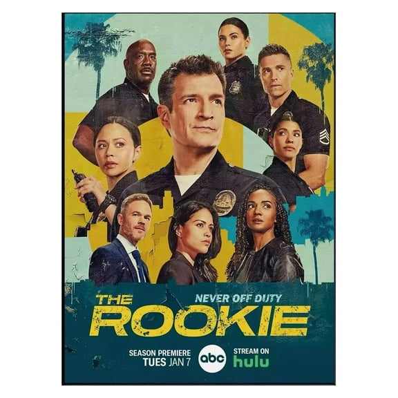 The Rookie TV Series Poster Matte Poster Frameless Gift
