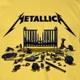 thumbnail image 3 of Metallica - Camiseta 72 Seasons Simplified Cover de Algodón para Adultos Unisex (Amarillo), 3 of 3