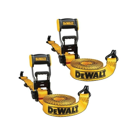 1.5 in. x 16 ft. Ratchet Tie-Down Straps 5000 lbs. Break Strenght (2-Pack)