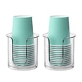 thumbnail image 1 of Dispensador de vasos de baño BYAWAY para encimera de tocador (paquete de 2), 1 of 5