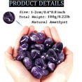 thumbnail image 2 of Triani 100g Natural Amethyst Rolling Stones Rocks Stones Crystal for Energy Reiki Balancing Meditation Reiki Gifts for Jewelry Making Healing Spiritual, 2 of 7