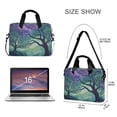 thumbnail image 3 of FORMRS 16" Laptop Bag Carrying Sleeve Case with Handle Travel Shoulder Briefcase, Moonlight Forest, 3 of 8