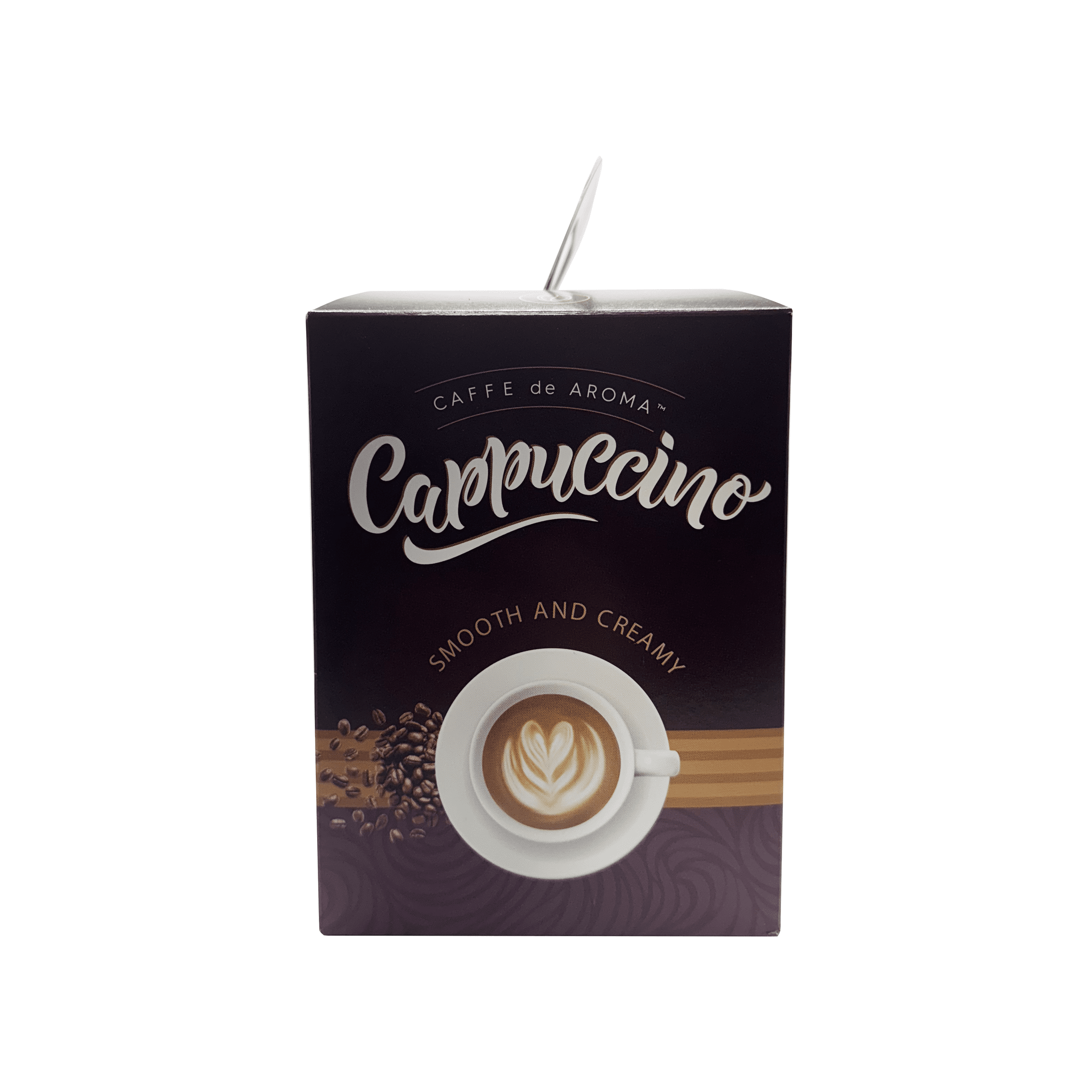 Caffe de Aroma Cappuccino Sampler, 24 Single-Serve Cups – 3 Flavors, 8 Cups Each: Vanilla Chai Tea, Caramel Cappuccino & French Vanilla – Compatible with Keurig K-Cup Brewers