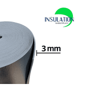 SmartSHIELD -3mm 16x50Ft Reflective Insulation roll, Foam Core Radiant Barrier, Thermal Insulation Shield, Commercial Grade - White Film / Engineered Foil