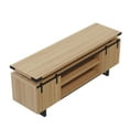 thumbnail image 4 of Mirella Low Wall Cabinet Wood Doors in Sand Dune, 4 of 6