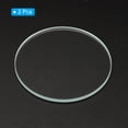 thumbnail image 3 of Unique Bargains 1.65x0.08' Dia Flashlight Glass Lens, 2 Pcs Polished Edge Glass Lens, Transparent, 3 of 5