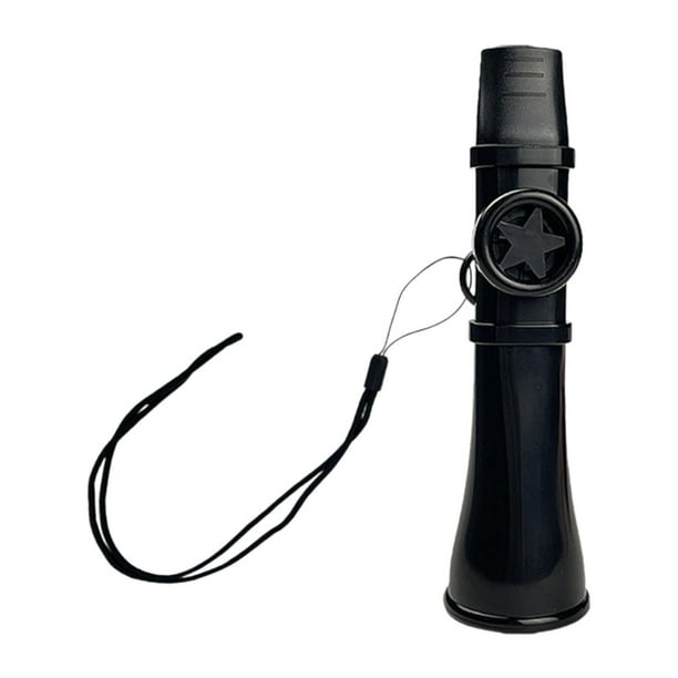 Flauta Kazoo Mini Kazoo Fácil de Tocar Instrumento Musical Recuerdos de Fiesta Profesional Negro