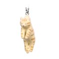thumbnail image 1 of El gato que fue matado por pellizcar la parte posterior del cuello en el extremo muerto del gato flocado Gashapon el que fue recogido 3 Fivean unisex, 1 of 2