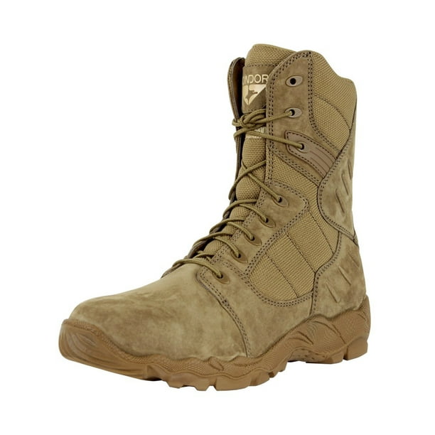 Condor Men's Richards Zip Coyote Brown 9'' Tactical Boots 7 E US ...