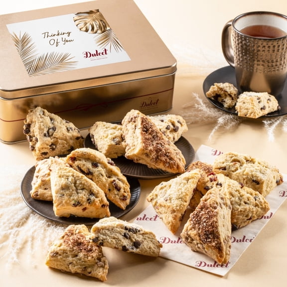 Dulcet Gift Baskets Thinking of You Artisan Scone Gourmet Pastries Gifting for Friends