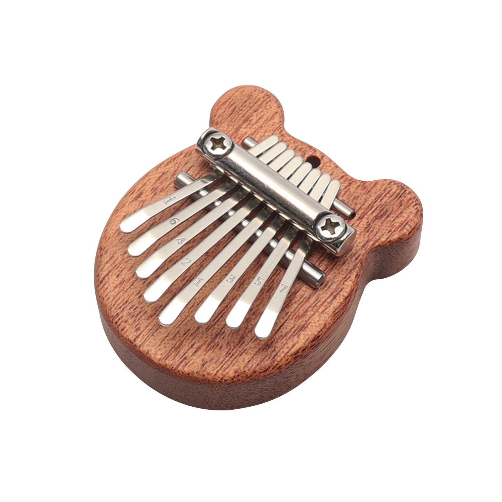 1 Piece Mini Marimbas Palm Size Marimbas Musical Instrument Finger Thumb Piano for Kids and Adults Beginners Music Learners Pendant Decoration