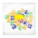 thumbnail image 4 of FELTECHELECTR 25 bolas adhesivas de tablero para niños, pelotas deportivas, juguetes, suministros para fiestas en el jardín, interiores y exteriores., 4 of 5