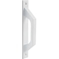 thumbnail image 1 of Straight handle in white aluminum for sliding or removable doors Functional and comfortable handle, 1 of 5