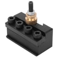 thumbnail image 1 of Quick Change Tool Post Holder, High Positioning Accuracy Parting Off Tool Holder,  Hardened Cut Off B-lade Holder Quick Change For Turning Facing, 1 of 8