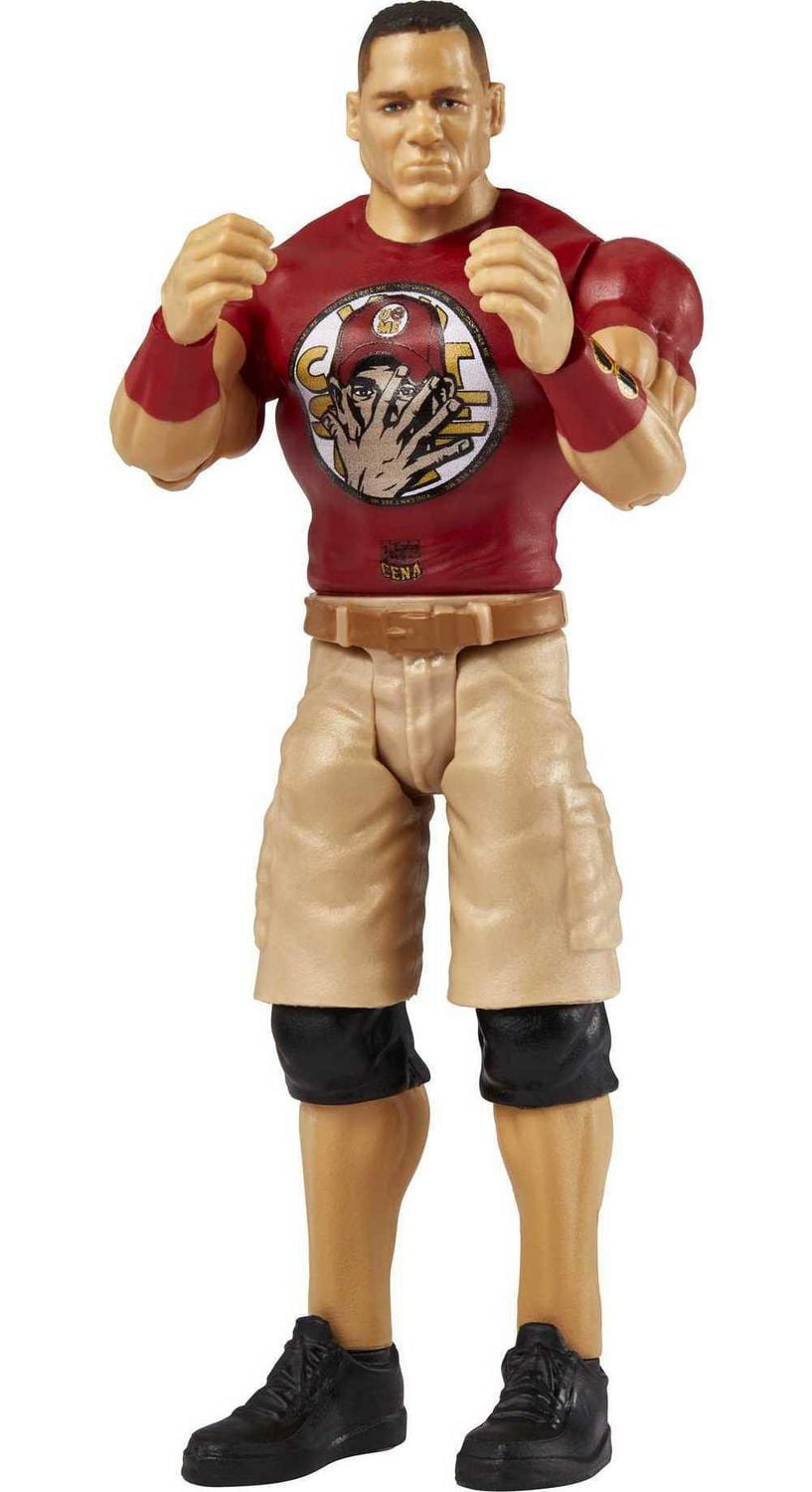 WWE Top Picks John Cena Basic Action Figure, Posable Collectible with Life-like Detail (6-inch)