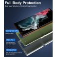 thumbnail image 3 of for Samsung Galaxy S22 Ultra Case, Dust-Proof Port Cover, Full Body Durable Silicone Rubber Phone Case for Samsung Galaxy S22 Ultra 5G, Deep Grey, 3 of 14