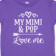 thumbnail image 4 of Inktastic Mimi and Pop Love Me Granddaughter Valentine Girls Toddler T-Shirt, 4 of 5