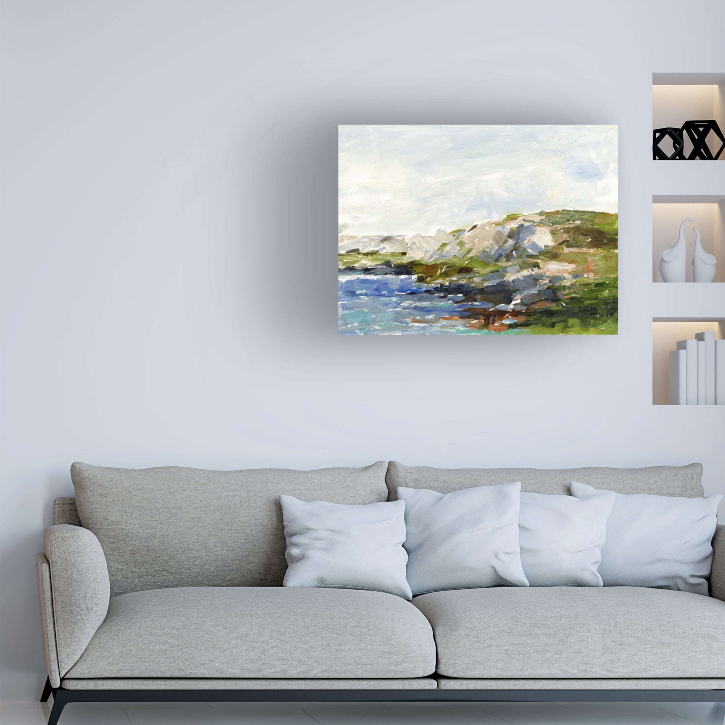 Ethan Harper 'Summer Cove II' Canvas Art