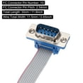 thumbnail image 2 of Uxcell IDC Wire Flat Ribbon Cable DB9 Male to FC-10 Female Connector 2.54mm Pitch 30cm Length, 2 of 5