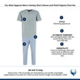 thumbnail image 5 of Ten West Apparel  Henley Short Sleeve and Plaid Pajama Pant Set (Men), 5 of 5