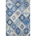 thumbnail image 2 of Addison Rugs Mayfield Premium Machine Washable Transitional Ethnic Blue Rectangle Rug, 10' X 14' Machine Washable Transitional Ethnic Blue Oversized Sherpa Throw Blanket, 2 of 6