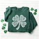 thumbnail image 5 of TaTaai Women Loose Fit St Patrick's Day Printed Crew Neck No Hood Sweatshirt Long Sleeve Casual Top Ladies Daily Street Office Commute Wear Soft Comfortable No Fading Top Gift, 5 of 6