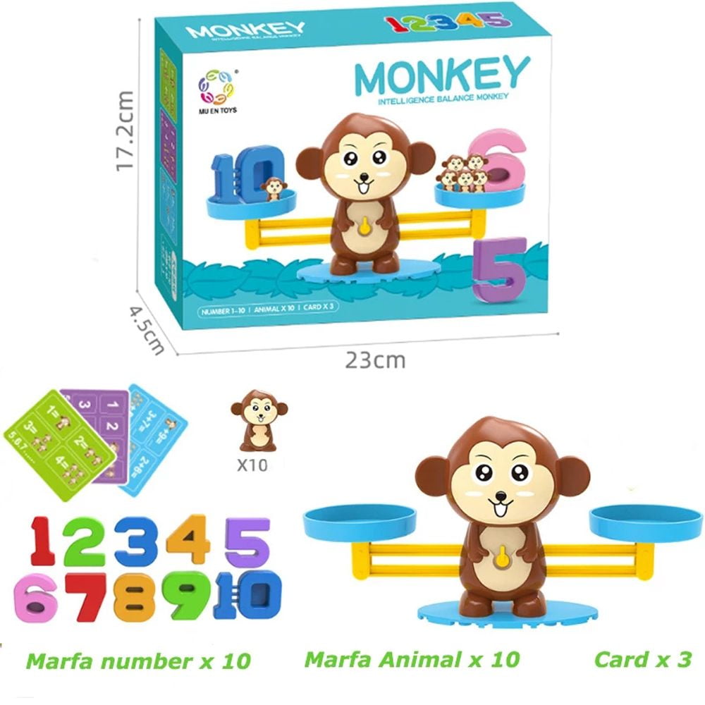 Astronauta Balance Math Jogo Educacional Early Learning Scale STEM  Brinquedos Montessori Math Toy Kids Math Balancing