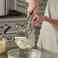 thumbnail image 2 of Truecraftware - 16" Stainless Steel Potato Ricer - Potato Masher, Cooked Vegetable Masher, 2 of 5
