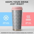 thumbnail image 2 of Leopard Print 18oz Double Drinking Coffee Mug – Vacuum Insulated Stainless Steel Travel Cup with Leakproof Lid, 316 Steel Thermos Tumbler for Hot & Cold Beverages, 2 of 6