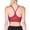 Magenta, variant on Women's Y-Back Sports Bra Low Impact Workout Bras Thin Straps Yoga Bras with Removable Pads