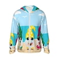 thumbnail image 2 of Lsque Gnomes On The Beach UPF 50+ Lightweight Sun Protection Men's Women's Long Sleeve Shirt, Hoodie Performance -Medium, 2 of 9