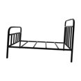 thumbnail image 2 of 1:12 cama en miniatura, casa de muñecas, decoración de dormitorio, muebles de casa de muñecas, marco de Metal, cama para dormitorio, accesorios de Negro, 2 of 8