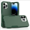 thumbnail image 1 of [PST] iPhone 16 Pro Max Hard Case, Dual Layers Heavy Duty Rubber Armor Bumper Hard Case Cover, 1 of 5