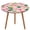 style-1, variant on Flamingo Pattern Round Fitted Tablecloth with Flannel Backing Elastic Table Cloth Waterproof Oil-Proof Plastic Table Cover Table Up 40"-54" Diameter)