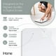 thumbnail image 4 of Báscula digital de baño con plataforma - Báscula iHome de alta precisión - Batería con pantalla LCD - Ideal para gimnasio en casa - 170 kg (Blanca), 4 of 5