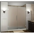 thumbnail image 2 of Aston Sdr985f-70-10 Nautis 70" Wide X 72" High Frameless Hinged Shower Door - Bronze, 2 of 7
