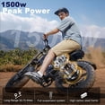 thumbnail image 5 of VOLTVOGUE VV-16 Adult Electric Bike, 16" Fat Tire Ebike, 48V 15.6Ah 748Wh Lithium Battery, 750W Motor, Full Suspension All-Terrain E-Bike with App Control, Recommended Age 16+ UL2849, 5 of 8