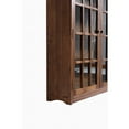 thumbnail image 2 of Crafters and Weavers Arts and Crafts 2-Door Wood Bookcase in Walnut, 2 of 6
