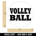 thumbnail image 2 of Volleyball Fun Text Self-Inking Rubber Stamp Ink Stamper - Brown Ink - Medium 1 Inch, 2 of 7