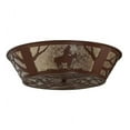 thumbnail image 6 of Meyda Tiffany 15438 22" W Cowboy Flush Mount Ceiling Fixture - Silver, 6 of 7