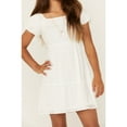 thumbnail image 3 of Trixxi Girls' Puff Sleeve Bow Tied Dress - T69327MHYI Medium  US, 3 of 4
