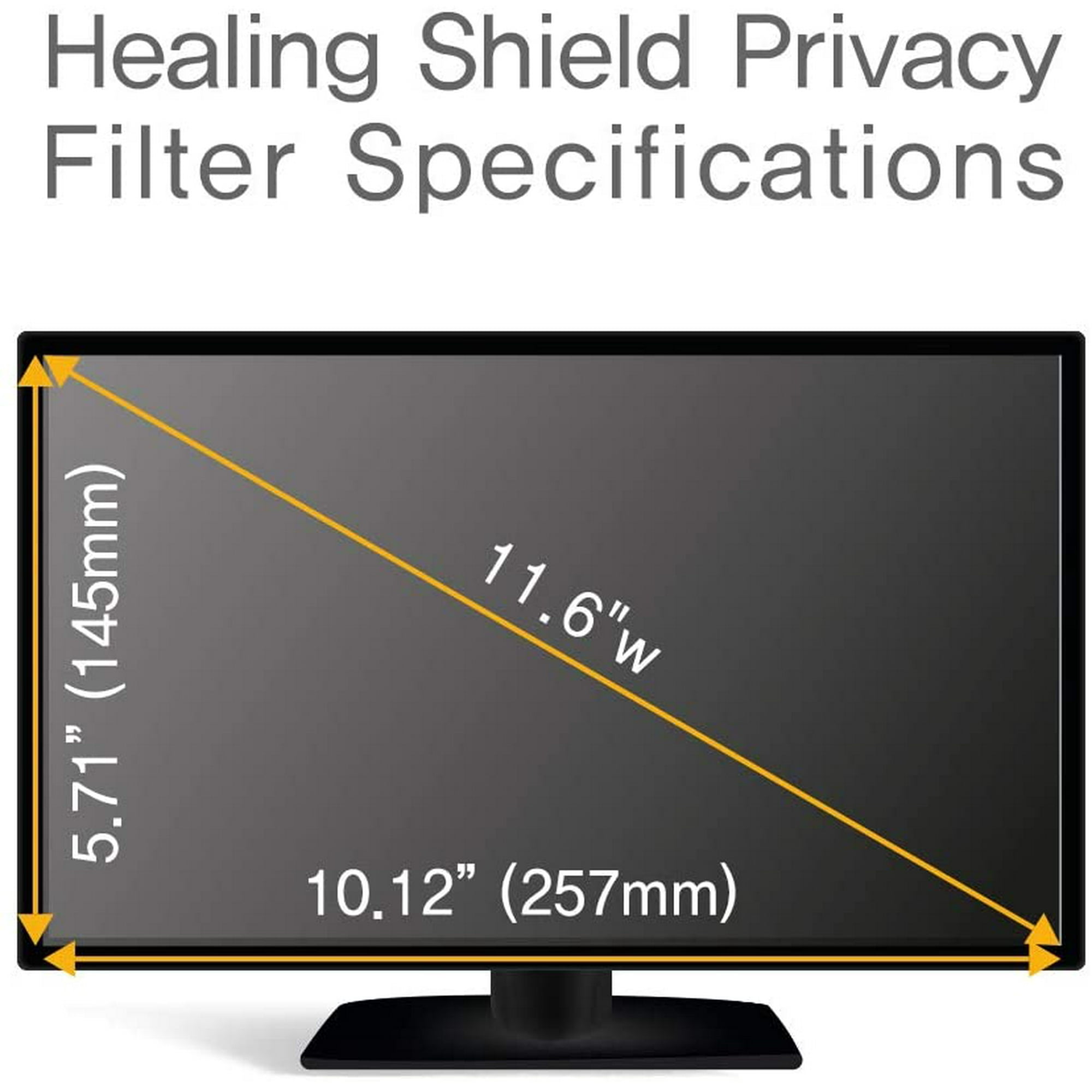 24" Wide A Type Monitor Privacy Screen Protection Filter Healing