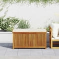 thumbnail image 3 of vidaXL Outdoor Cushion Box 113x50x60,5 cm Solid Wood Acacia, 3 of 3
