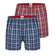 thumbnail image 1 of Duke Boxeurs Tissés à Carreaux D555 pour Hommes Kingsize (Lot de 2), 1 of 5